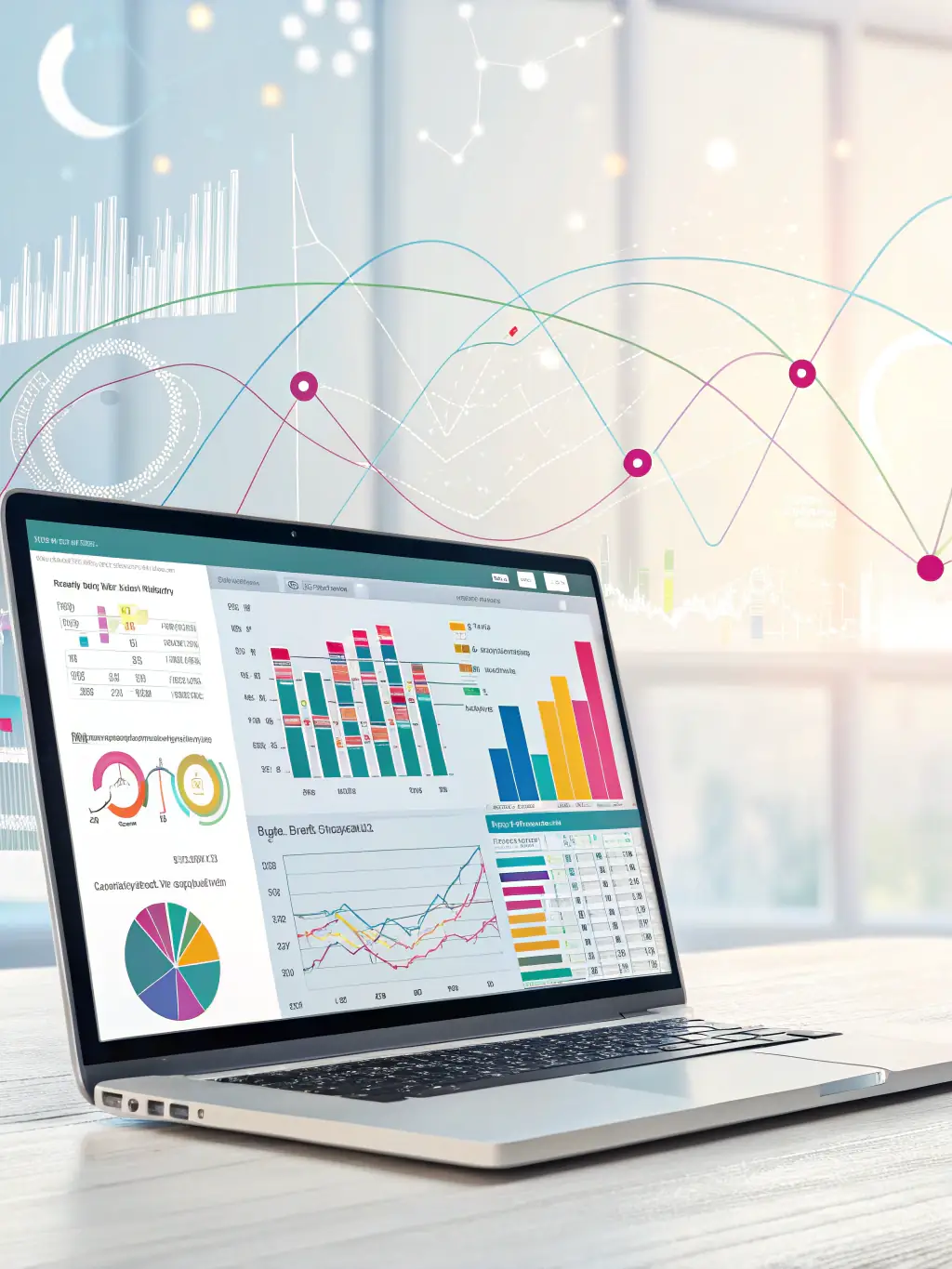A visual representation of accounts receivable and accounts payable, showcasing the management of incoming and outgoing payments.